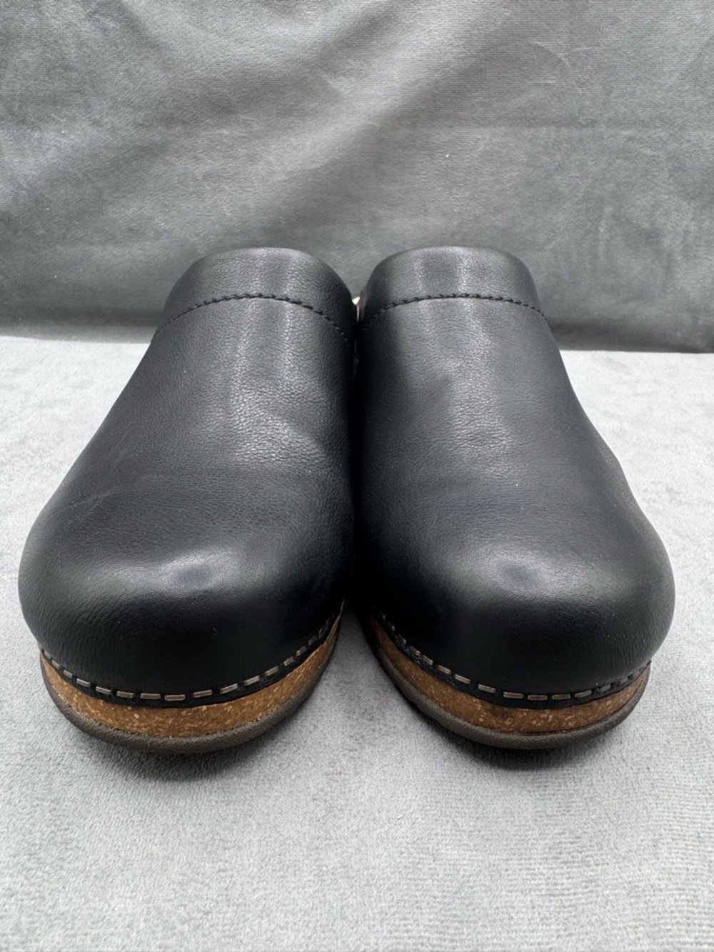Dansko Mariella Mules Women’s Size 7.5 Black Leather Slip-On - Picture 9 of 14